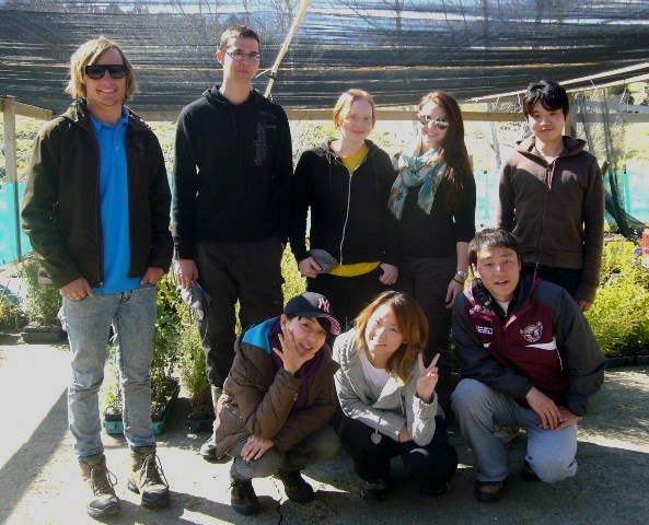 Pete, Tim, Angelika, Anja, Yamoto, Jieun, Taegyu